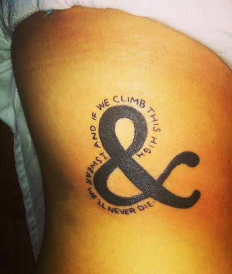 My understandings by Of Mice & Men inspired tattoo Of Mice And Men Tattoo, Ampersand Meaning, Arrow Tattoo Meaning, Ampersand Tattoo, Meaning Of Arrow Tattoo, Mice And Men, Men Tattoo, Arrow Tattoo, Symbol Tattoos