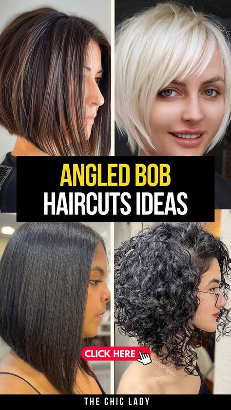 Transform Your Look with These 16 Stunning Angled Bobs! Aline Shoulder Length Hair, A Line Bob With Side Swept Bangs, Geometric Bob Haircut, Long Angled Lob Haircut, Angeles Bob Haircut, Short A Frame Haircut, Long Graduated Bob Haircuts, Inverted Bob Haircuts Medium Length, Wavy Inverted Bob Hairstyles