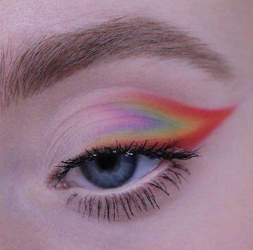 Celebrity Shifting, Hd Concealer, Pride 2023, Makeup Things, Funky Makeup, Pride Makeup, Rainbow Makeup, Queen Makeup, Smink Inspiration