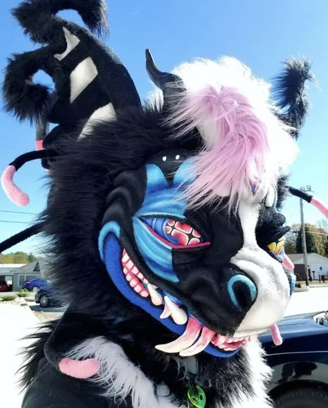 Borzoi Fursuit, Zombie Fursuit, Scary Fursuit, Horror Fursuit, Unique Fursuits, Dragon Fursuit, Dino Masks, Fursuit Making, Fursona Ideas