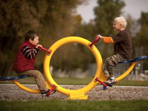 Kids Seesaw, Playgrounds Architecture, Village Kids, Playground Swings, Plaza Design, Urban Playground, Kids Cafe, Desain Pantry, Children Park