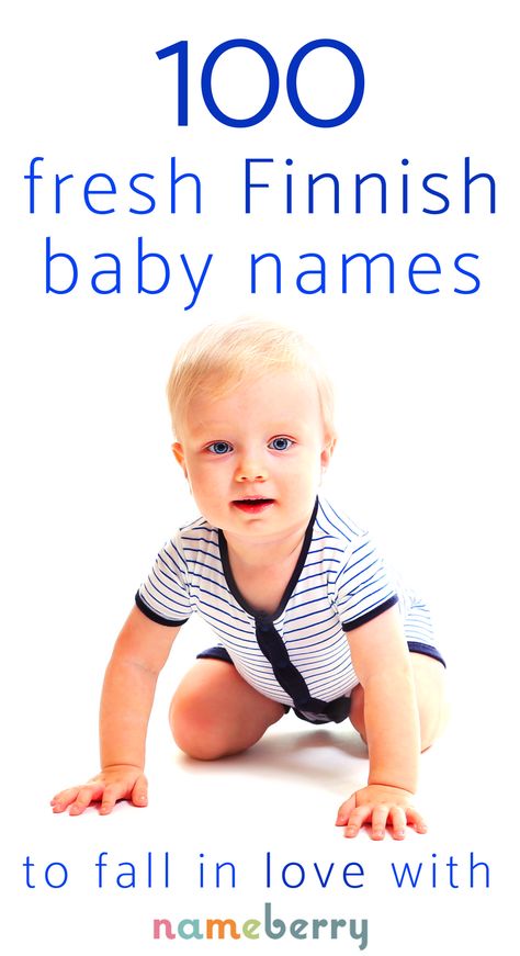 Unique Finnish baby names you'll love! From Eero to Annalie, the Finns love sweet, strong baby names with an exotic twist. And if baby names from nature are your thing, cool Finnish names like Arto (bear) and Lumi (snow) might just fit the bill. Find 90+ more fresh Finnish baby names for boys and girls here! Swedish Baby Names, Nordic Girl Names, Nordic Boy Names, Finnish Names, Scandinavian Baby Names, Nordic Names, Best Baby Names, Scandinavian Names