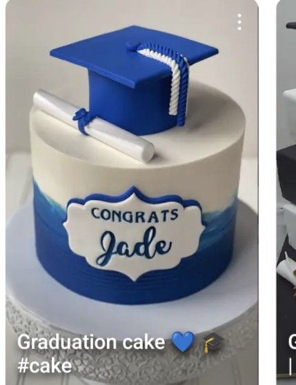 Graduation Cakes 2024 Boys, Graduation Cake Designs For Boys, Matriculation Cake Designs, 2024 Graduation Cakes, Royal Blue Graduation Cake, Blue Graduation Cakes, Grad Cakes For Boys, Graduation Cakes 2024, Small Graduation Cakes