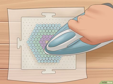 How to Use Perler Beads: 11 Steps (with Pictures) - wikiHow Sunshine Crafts, Interesting Patterns, Easy Perler Beads Ideas, Perler Art, Perler Crafts, Beads Pictures, Iron Beads, Lay On, Plastic Crafts