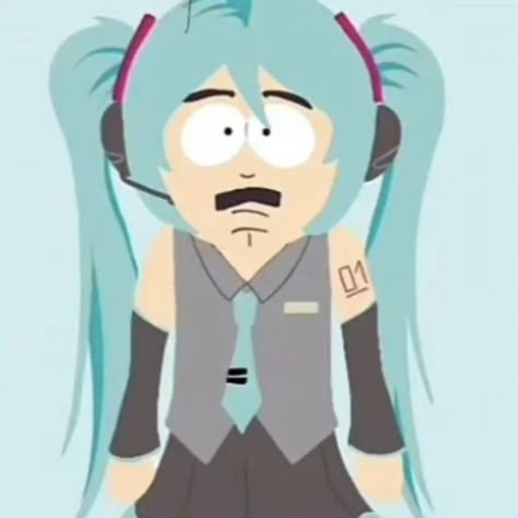 Very cute >~< Frito Taco Salad, Randy Marsh, South Park Memes, South Park Funny, Taco Salad, South Park, Hatsune Miku, Blue Hair, Vocaloid