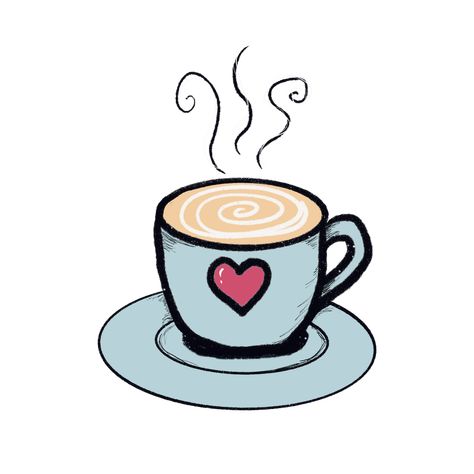 Just a cup full of love. #coffee, #love, #heart, #cafe, #latte, #blue Cafe Latte, Love Stickers, Full Of Love, Love Coffee, Coffee Love, Love Is All, Cafe, Coffee, Blue