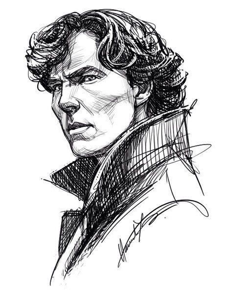 #sherlockfanart Bbc Wallpaper, Sherlock Tattoo, Sherlock Holmes Wallpaper, Sherlock Drawing, Graphite Sketches, Sherlock Art, Benedict Sherlock, Sherlock Holmes Bbc, Sherlock Fanart