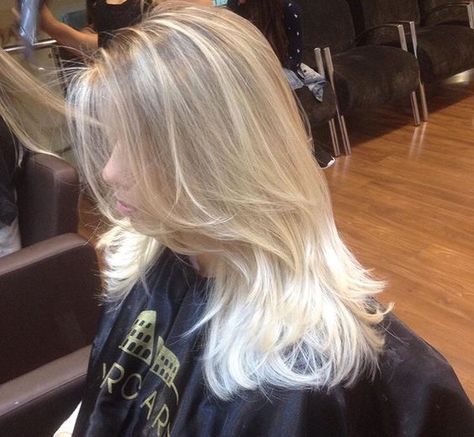 Swedish Blonde Balayage, White Ashy Blonde Hair, Swedish Blonde Hair Color, Soft Blonde Hair, Swedish Blonde, Blonde Layered Hair, Summer Blonde Hair, Best Hair Dye, White Hair Color