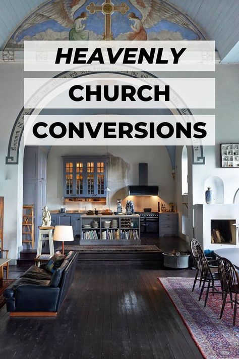 Churches Made Into Homes, Churches Converted To Homes, Remodeled Churches Into Homes, Old Churches Turned Into Homes, Church Home Conversion, Beautiful Churches Interiors, Churches Turned Into Homes, Church Conversions Home, Church Turned Into House