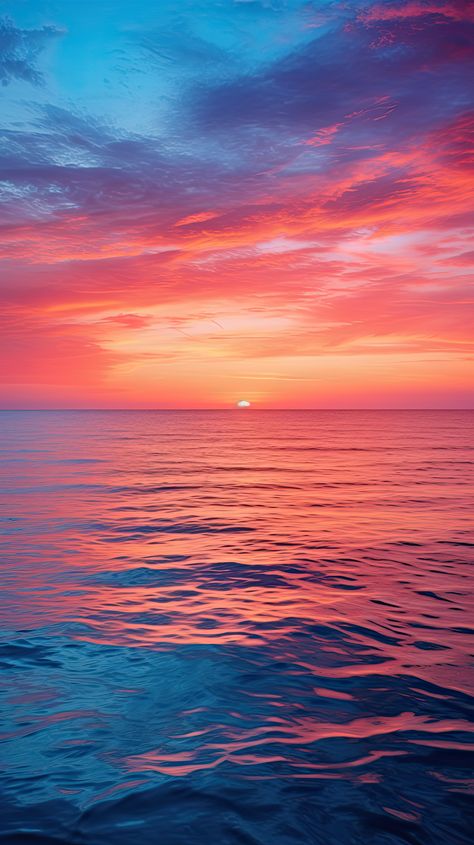 Ocean Sunset Wallpaper, Teal Sunset, Sunset And Ocean, Beach Sunset Aesthetic, Colourful Sunset, Sunsets Beach, Coral Sunset, Free Wallpaper Backgrounds, Beach Sunset Wallpaper