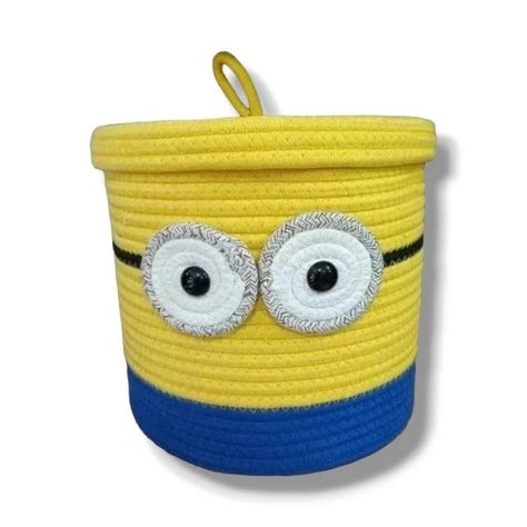 🌟 Dive into a world of whimsy with our "MINIONS BASKET" by Tiny Blush! 💛💙 Perfect for little mischief-makers, this vibrant yellow and blue organizer brings the playful charm of minions to any space—be it the living room, bedroom, office, or kitchen! 🏠🍌 Crafted from soft cotton, our 30*30 CM basket seamlessly combines functionality and fun. 🧺💫 Let the lovable minions add a burst of color and character to your child's surroundings, creating a space that sparks joy and organization. Support ou... Minion Basket, Mischief Makers, The Minions, Burst Of Color, Sparks Joy, Yellow And Blue, Bedroom Office, A World, Diving