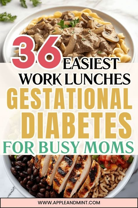 36 quick and easy lunch ideas for gestational diet pregnancy meals. Perfect for busy moms at work High Fiber Low Carb Foods Meals, Low Carb Low Glycemic Recipes, Meals For Gestational Diabetics, Gestational Pregnancy Breakfast Ideas, Healthy Meal Prep For Pregnant Women, Healthy Lunch Pregnancy, Pregnancy Meal Prep Lunch Ideas, Dinners For Pregnant Women, Lunches For Pregnant Women