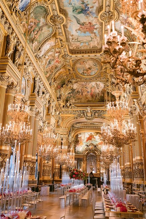 Opera Garnier Wedding, Versailles Wedding, Paris Chateau, Opera Wedding, Opera Garnier Paris, Opera Paris, Villa Ephrussi, Regal Wedding, Baroque Wedding