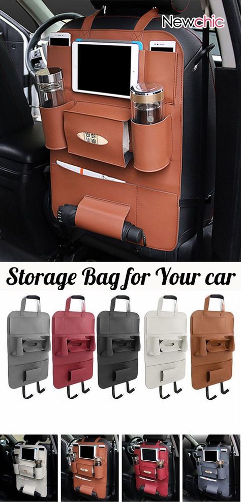 Car Seat Storage, Car Seat Bag, Baby Clothes Organization, Storage Hanging, Car Seat Organizer, Interior Design Sketches, Leather Car Seats, Diy Store, Car Organization