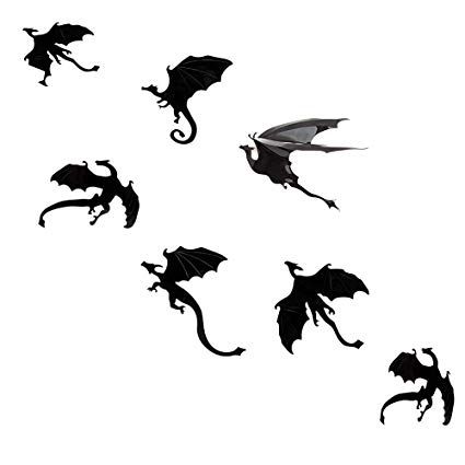 Dragon Scary, Rabe Tattoo, Game Of Thrones Tattoo, Small Dragon Tattoos, Dragon Wallpaper, Walpapers Cute, Wall Decor Diy, Dragon Silhouette, 3d Dragon