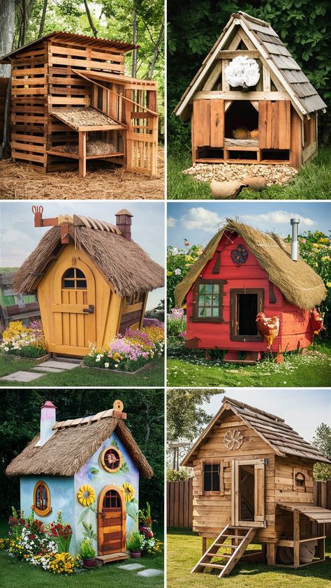 Discover ingenious chicken coop designs that won't break the bank! From repurposed materials to space-saving layouts, these cheap DIY ideas will have your feathered friends clucking happily. Get inspired to create a cozy and cost-effective home for your backyard flock! 🏡🌿 Repurposed Chicken Coop, Chicken Coop Designs Diy Cheap, Chicken House Ideas, Cheap Diy Ideas, Chicken Coop Designs Diy, Cheap Chicken Coops, Backyard Coop, Cheap Ideas, Backyard Flocks