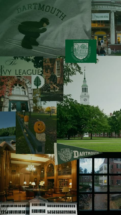 Ivy League Schools Aesthetic, Dartmouth College Dorm, Ivy League School Aesthetic, Dartmouth College Aesthetic, University Moodboard, Ivy University, Yale Aesthetic, Ivy School, Dartmouth University