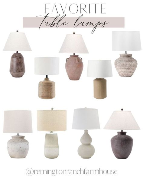 Favorite table lamps - entryway lamps - entryway decor - farmhouse decor - farmhouse style - farmhouse lamps #LTKhome Affordable Table Lamps, Entryway Lamps, Living Room Farmhouse Decor, Farmhouse Table Lamps, Living Room Decor Neutral, Farmhouse Lamps, Table Lighting, Home Finds, Table Lamps Living Room