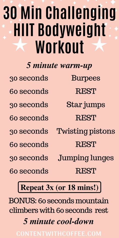 Fat-Burning 30 Minute HIIT Workout Without Equipment - Get Fit with Cedar 15 Min Hiit Workouts At Home, 30 Minute Hiit Workouts With Weights, Week Home Workout Plan, Fitness Circuits, Hit Workouts For Women 15 Min, 45 Min Hiit Workouts At Home, Hiit Workouts 15 Minutes, Workout Without Equipment, Body Weight Hiit Workout