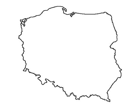 Poland pattern. Use the printable outline for crafts, creating stencils, scrapbooking, and more. Free PDF template to download and print at http://patternuniverse.com/download/poland-pattern/ Transition Tattoo, Poland Tattoo, Printable Outline, Poland Map, Hoodie Design Ideas, Coloring Crafts, Poland Country, Polish Crafts, Father Tattoos