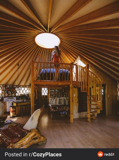 Building A Yurt, Yurt Interior, Grain Bin House, Yurt Home, Yurt Living, Silo House, Dome Home, Cob House, Dome House