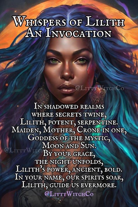 How To Invoke Lilith, Goddess Invocation, Witchy Background, Enchanting Spells, Lilith Goddess, Dark Magic Spells, Goddess Lilith, The Dark Feminine, Energy Magic