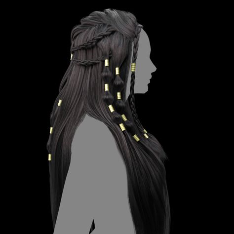 Navi Hairstyles Oc, Na’vi Hair Claims, Avatar Hair Styles, Avatar Hair Claim, Fantasy Hair Black, Avatar Navi Hairstyles, Avatar Inspired Hair, Avatar Navi Hair, Navi Hairstyles