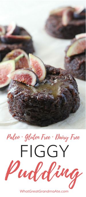 Paleo, Gluten Free Figgy Pudding is a delicious holiday dessert! via @whatggmaate Figgy Pudding Recipe, Paleo Holiday Recipes, Delicious Holiday Desserts, Figgy Pudding, Gluten Free Food, Grain Free Desserts, Paleo Recipes Dessert, Food Allergy, Holiday Dessert