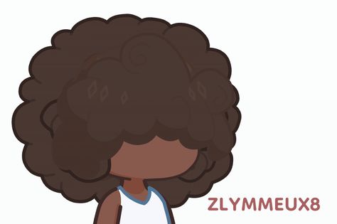 Gacha Life Afro Hair, Gacha Afro Tutorial, Gacha Life 2 Male Hair Codes, Hair Codes Gacha Life 2, Afro Gacha Life 2, Curly Hair Gacha Life 2, Gacha Life 2 Black Hairstyles, Gacha Club Afro, Gacha 2 Hair Ideas