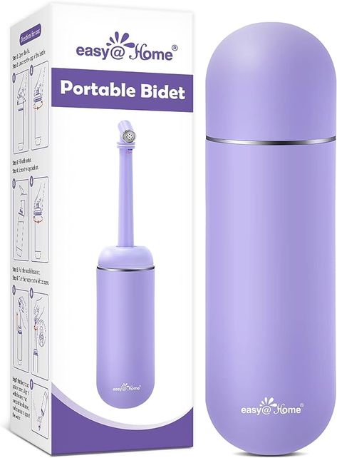 Amazon.com: Portable Peri Bottle for Postpartum & Perineal Care: Easy@Home Handheld Bidet Perfect for Personal Hygiene Cleaning & Travel Friendly | 380ml Leakproof & Convenient Design | EPB-01 Purple : Health & Household Perineal Care, Peri Bottle, Portable Bidet, Female Urinal, Care During Pregnancy, Hygiene Care, Postpartum Care, Postpartum Recovery, Feminine Hygiene