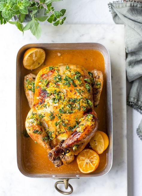 Greek Roast Chicken with Feta and Oregano » Dish Magazine Greek Roast Chicken, Summer Roast, Dish Magazine, Oregano Recipes, Oven Meals, Autumn Food, Chicken With Olives, Dinner Meal, Small Food Processor