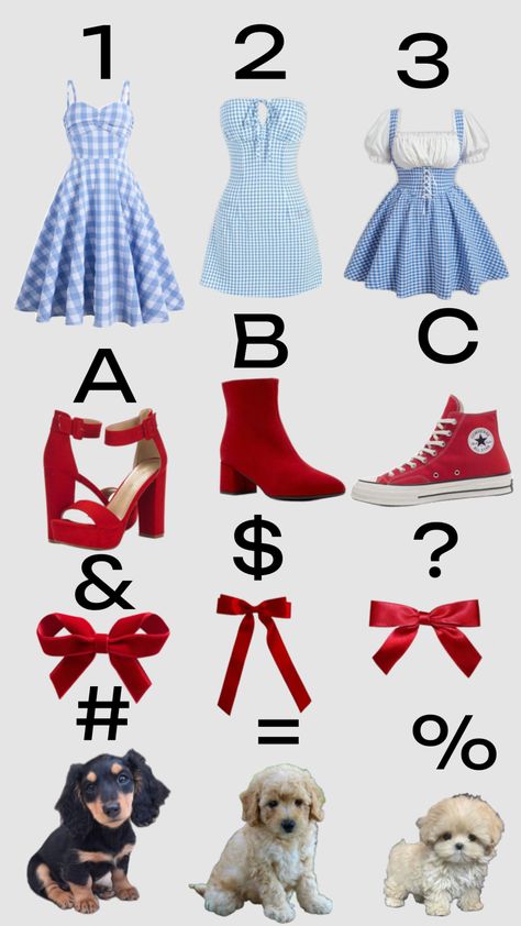 Chose your Dorthy costume #halloween #fall #halloweencostume Dorthy Costume, Halloween Fall, Costume Halloween, Halloween Costumes, Halloween