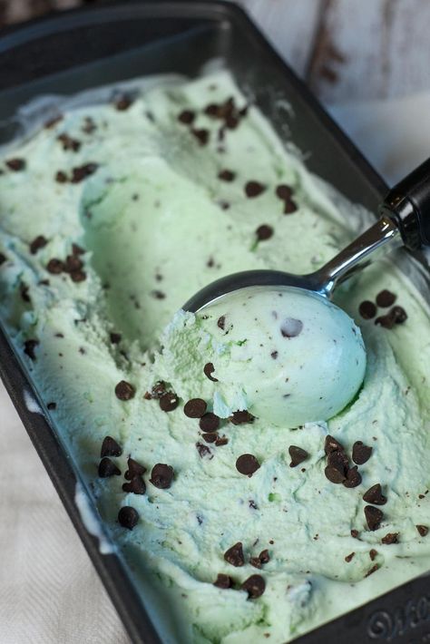 Low Carb Mint Chocolate Chip Ice Cream is a perfect low carb and sugar-free treat. Easy to make and hits the spot when you're craving something sweet. Brownies Cheesecake, Mint Chocolate Ice Cream, Mint Chip Ice Cream, Sugar Free Treats, Keto Side, Brownie Ice Cream, Mint Chocolate Chip Ice Cream, Mint Ice Cream, Keto Ice Cream