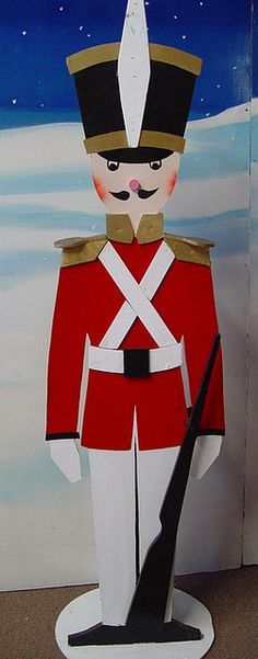 Toy Soldier Toy Soldier Costume, Christmas Toy Soldiers, Nut Crackers, Soldier Costume, Tin Soldier, Christmas Soldiers, Christmas Party Themes, Christmas Musical, Christmas Yard Decorations