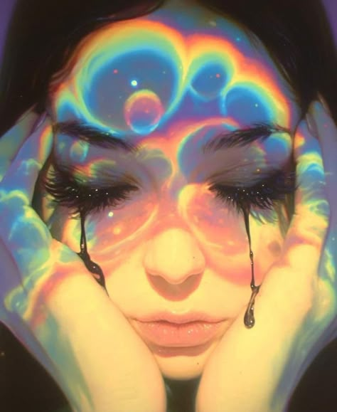 Psy Art, Rainbow Aesthetic, Ethereal Art, New Energy, Pics Art, Funky Art, الرسومات اللطيفة, Pretty Art, Pretty Pictures