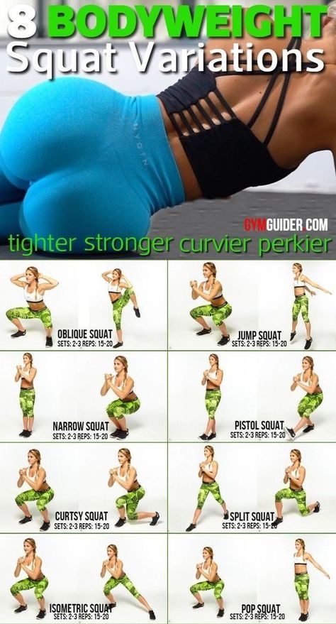 Squat Exercises, Squat Variations, Buttocks Workout, Leg And Glute Workout, Squat Workout, Body Workout Plan, Weight Workout Plan, Gym Workout Tips, Fitness Workout For Women