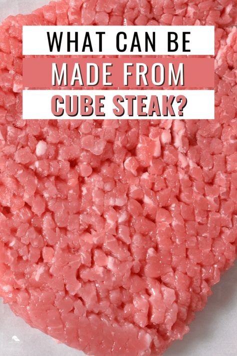 Cube Steak Foil Packets, What To Do With Minute Steaks, Things To Do With Cube Steak, Cubed Meat Recipes Beef, Beef Steak Cubes Recipe, How To Make Cubed Steak, Recipe For Minute Steak, Cube Steak Meat Recipes, Cubed Pork Steaks Recipes