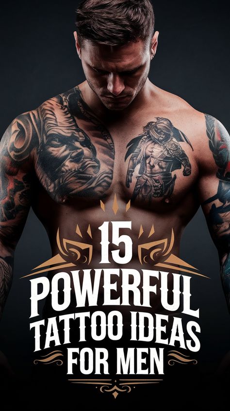 Looking for a tattoo that speaks to your strength and individuality? Check out these 15 powerful tattoo ideas for men. From bold symbols to intricate designs, each tattoo is crafted to inspire and empower your style. Find the perfect piece that resonates with your personality and makes a lasting impression!
🔥💪 #TattooIdeas #MensInk #BoldTattoos #BodyArt #tattoos #menstattoo #tattoo #tattooideas Powerful Tattoo, Half And Full Sleeve Tattoos, Grey Artwork, Meaningful Symbols, Creative Tattoo, Tattoo Designs For Men, Warrior Tattoo, Full Sleeve Tattoo, Tattoo Ideas For Men