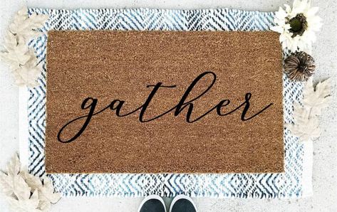 Spring Doormats, Fall Doormat, Cool Doormats, Doors Design, Door Picture, Double Door Design, Picture Places, Front Porch Signs, Coir Mat