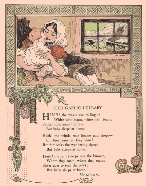 Nursery Rhymes Poems, Decoupage Fabric, Childrens Poems, Childrens Poetry, Scottish Gaelic, Vintage Card, 판타지 아트, Nursery Rhymes, A Rose