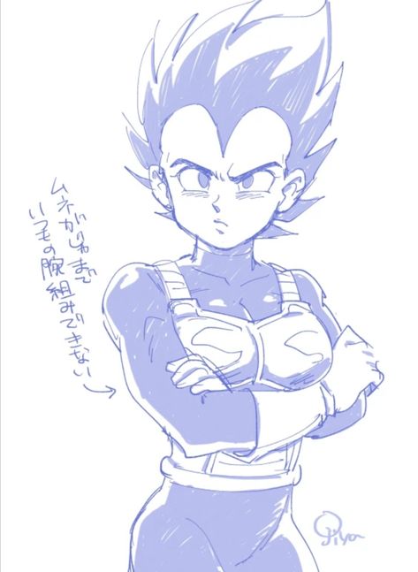 Female Vegeta, Goku And Vegeta, Dragon Ball Art, Dragon Ball, Humanoid Sketch, Zelda Characters, Anime, Fictional Characters, Quick Saves