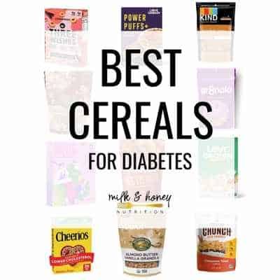 Best Milk For Diabetics, Best Cereal For Diabetics, Milk & Honey Nutrition, Sugar Free Cereal, Cereal For Diabetics, Cinnamon Healthy, Low Carb Cereal, Vanilla Granola, Best Cereal