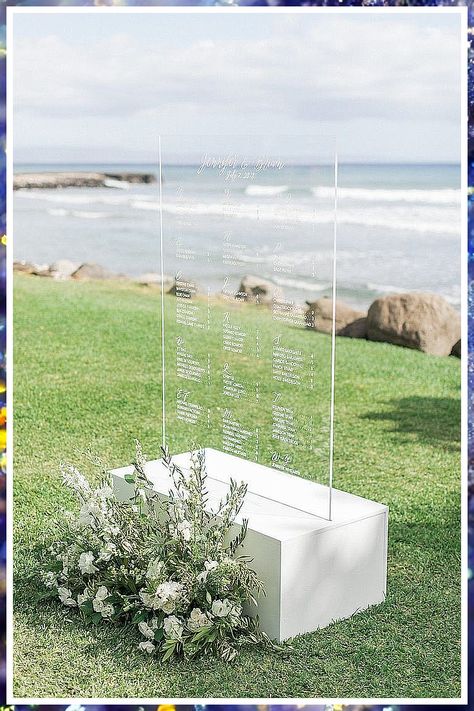 Wedding Seating Chart Ideas - Search for your dream products at here. Get them IMMEDIATELY! Seating Plans, Top Wedding Trends, Maui Weddings, Seating Chart Wedding, Hawaii Wedding, Wedding Signage, Wedding Seating, Seating Chart, Table Number