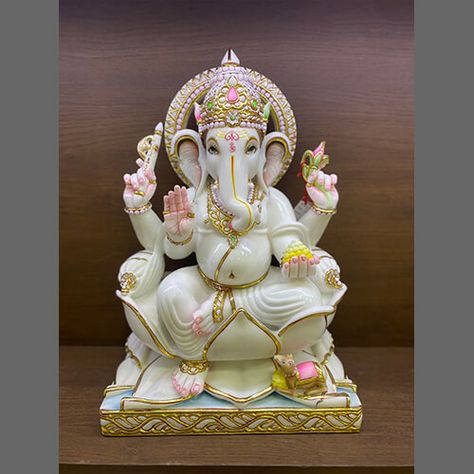 Riddhi Siddhi Marble Moorti Art is one most popular industries for Marble God Statues Manufacturer in jaipur. We used high-quality materials and we are all types variety of marble statues and Marble Murti Manufacturer from India, including Ganesh marble statues, Radha Krishna marble statues, Shiv marble statues, Sai Baba marble statues, and statues of Hindu gods used for gifts, decor, and homes and temples. Get in touch with our marble god statue collection by calling 91-8160565591. Ganpati Bappa Murti, Riddhi Siddhi, Marble Temple, Lord Ganesha Statue, Temple Home, Jaipur City, God Ganesh, God Statue, Ganesh Idol