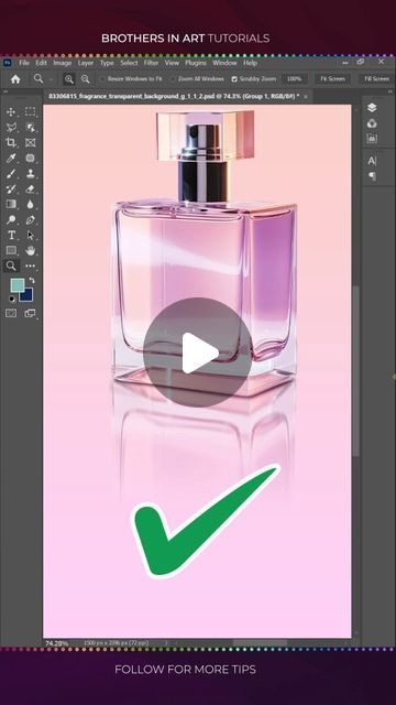 Brothers in Art on Instagram: "Compositing Realistic Shadows and Reflections in Photoshop 2024  STEPS ARE:  compositing realistic shadows and reflections for a cut out subject is challenging and using simple tools just won’t cut it  here is the fix  pick the polygonal lasso tool and make a selection for the shadows  in layers, create a levels adjustment and play with the sliders  go to mask and increase the feather  select the subject and hit CTRL + J to make a copy  Press CTRL + T to Transform – Flip and drag the reflection into position  Go to edit – perspective warp  Create two shapes and fit them to the subject  Change the mode from layout to warp and carefully distort the reflection  Create a mask and use a black to transparent gradient to fade out the reflection  Go to filter – and h Shadow In Photoshop, A Levels, Window Reflection, The Fix, Graphic Ideas, Learning Graphic Design, Cosmetic Bottles, Fade Out, Photoshop Tips