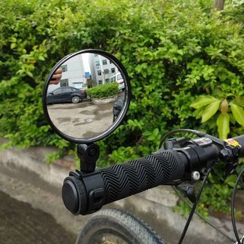 Bicycle Mirror, Small Round Mirrors, Bike Mirror, Mirror Reflection, Convex Mirror, Motorcycle Handlebar, Bicycle Handlebars, Bicycle Accessories, Bike Accessories