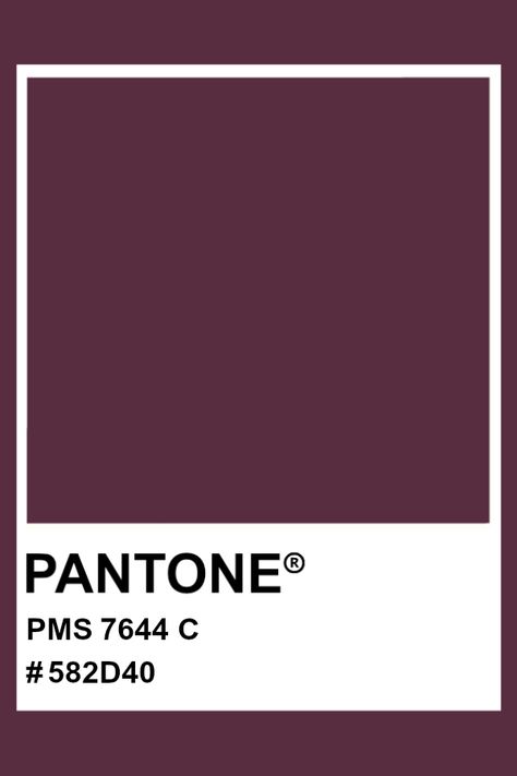 PANTONE 7644 C #pantone #color #PMS #hex Pantone Trends, Pantone Matching System, Soft Summer Palette, Pantone Color Chart, Pantone Swatches, Deep Winter Colors, Trends 2025, Soft Summer Colors, Dark Autumn