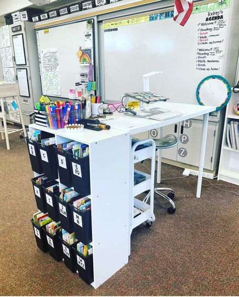 Our Organized Upper Grade Classroom - Hello Fifth Small Classroom Setup, Upper Elementary Classroom Decor, 4th Grade Classroom Setup, Fifth Grade Classroom, Classroom Setup Elementary, Classroom Seating Arrangements, Desk Arrangements, Intervention Classroom, Classroom Organization Elementary