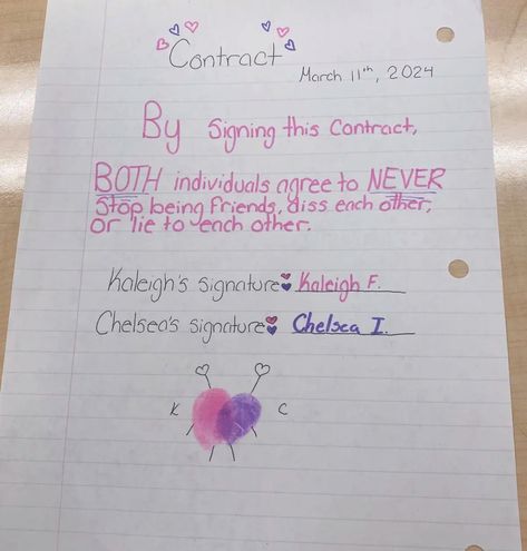 Contract For Best Friends, Best Friend Contract Ideas, Bestie Contract Ideas, Books To Make With Your Best Friend, Friendship Contract Ideas, Bff Contract Ideas, Bestie Book Ideas, Bestie Contract, Friends Contract