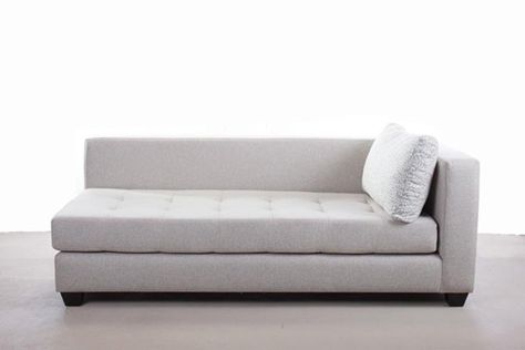 Couch without arm rest on one side One Arm Couch, Couch Designs, Kurti Sleeves, Couch Ideas, Sofa Company, Couch Design, Tiny Apartments, Leg Rest, Single Sofa Chair